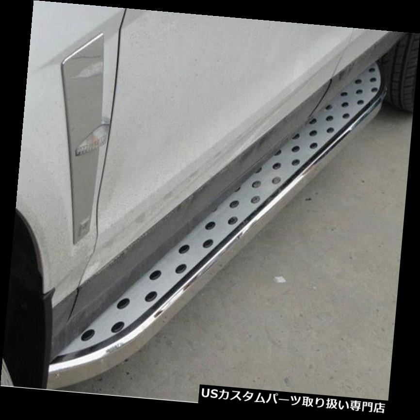 サイドステップ キャデラックSRX 2010-2016ランニングボードnerfバーアルミ用サイドフィットフィットステップ Refitted Side step fit for Cadilac SRX 2010-2016 running board nerf bar aluminum 【並行輸入品】