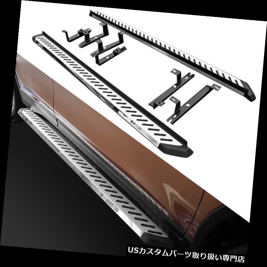 サイドステップ 日産エクストレイルローグ2014-2017プラットフォーム用Nerfバーランニングボードサイドステップ Nerf Bar Running Board Side Step for Nissan X-Trail Rogue 2014-2017 Platform 【並行輸入品】