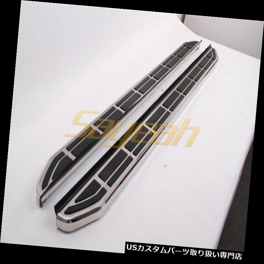 サイドステップ AUDI Q7 2016-2019ランニングボードNerfバー用のステンレススチールサイドステップフィット Stainless Steel Side Step fit for AUDI Q7 2016-2019 Running Board Nerf Bar 【並行輸入品】