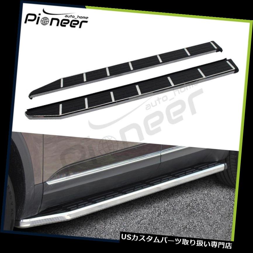 サイドステップ ジープコンパス2017 2018ドアランニングボードNerfバー用固定サイドステップフィット Fixed Side Step Fits for Jeep Compass 2017 2018 Door Running Boards Nerf Bar 【並行輸入品】｜カスタムパーツ WORLD倉庫