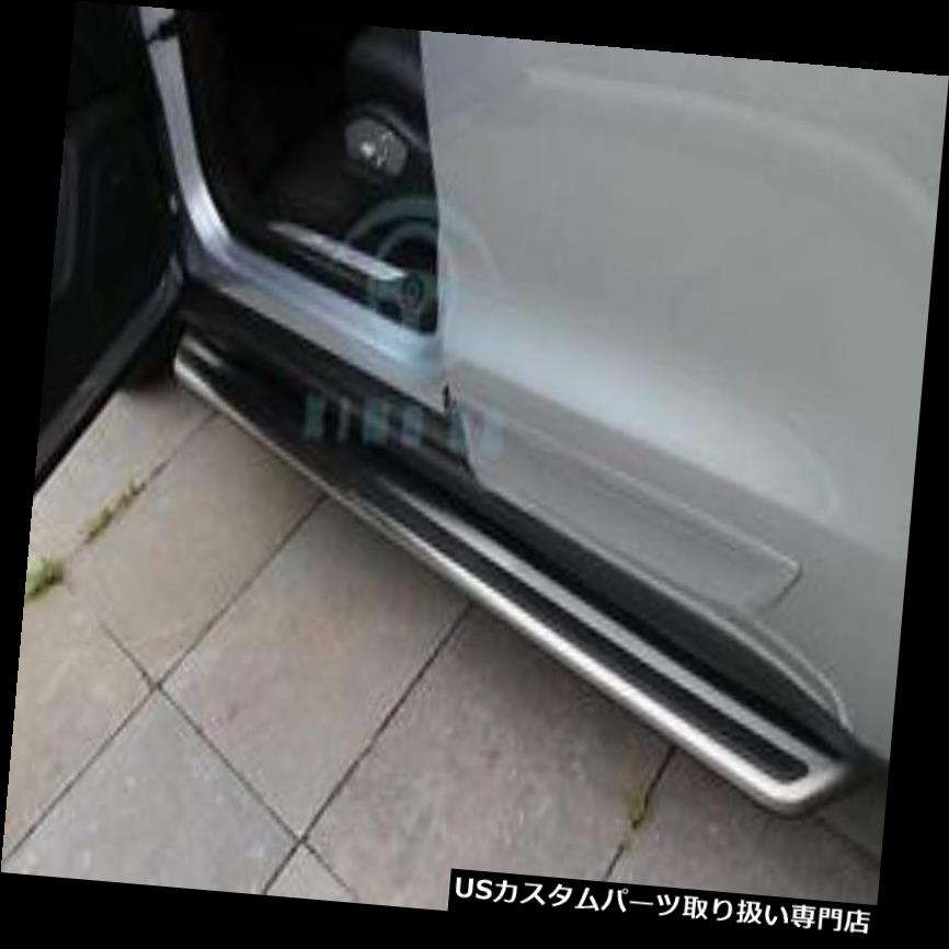 サイドステップ ポルシェマカンSターボ2014-16ランニングボードサイドステップNerfバー用アルミフィット Aluminium Fit for Porsche Macan S Turbo 2014-16 running board side step Nerf bar 【並行輸入品】