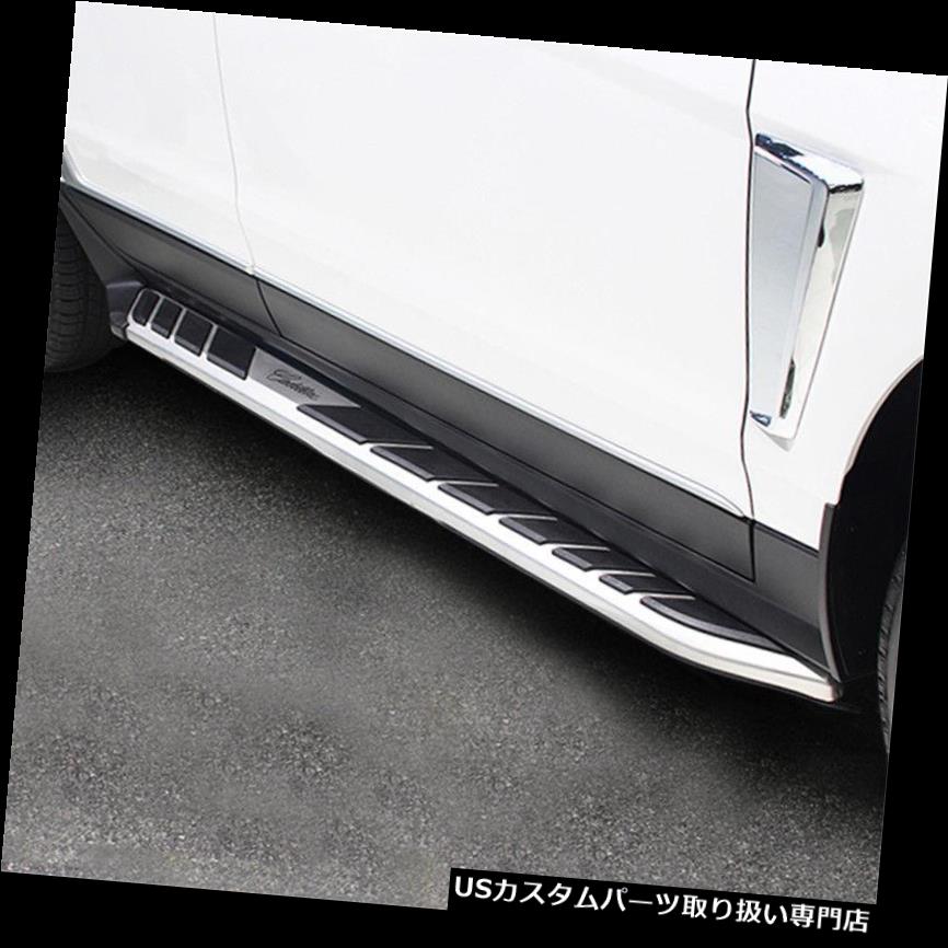 サイドステップ Cadillac SRX 2010-2016ランニングボードnerfバー用のルート66スタイルサイドステップフィット Route 66 style Side step fit for Cadilac SRX 2010-2016 running board nerf bar 【並行輸入品】