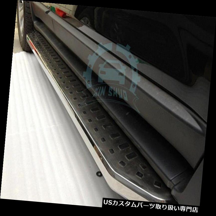 サイドステップ フォードエッジ2011-14車アルミランニングボードサイドステップナーフバー用2X修正 For Ford Edge 2011-14 Car Aluminium Running Board Side Step Nerf Bar Modified 2X 【並行輸入品】