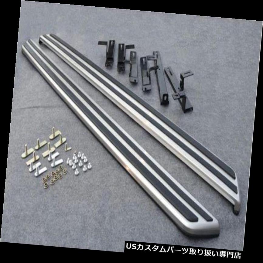 サイドステップ ポルシェマカンSターボ2014-2016ランニングボードサイドステップNerfバー用アルミ Aluminium for Porsche Macan S Turbo 2014-2016 running board side step Nerf bar 【並行輸入品】