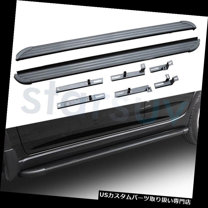 サイドステップ スバルXV 2018ランニングボードNerf Bar 2 PCS用プラットフォームサイドステップ Platform Side Step for Subaru XV 2018 Running Board Nerf Bar 2 PCS 【並行輸入品】
