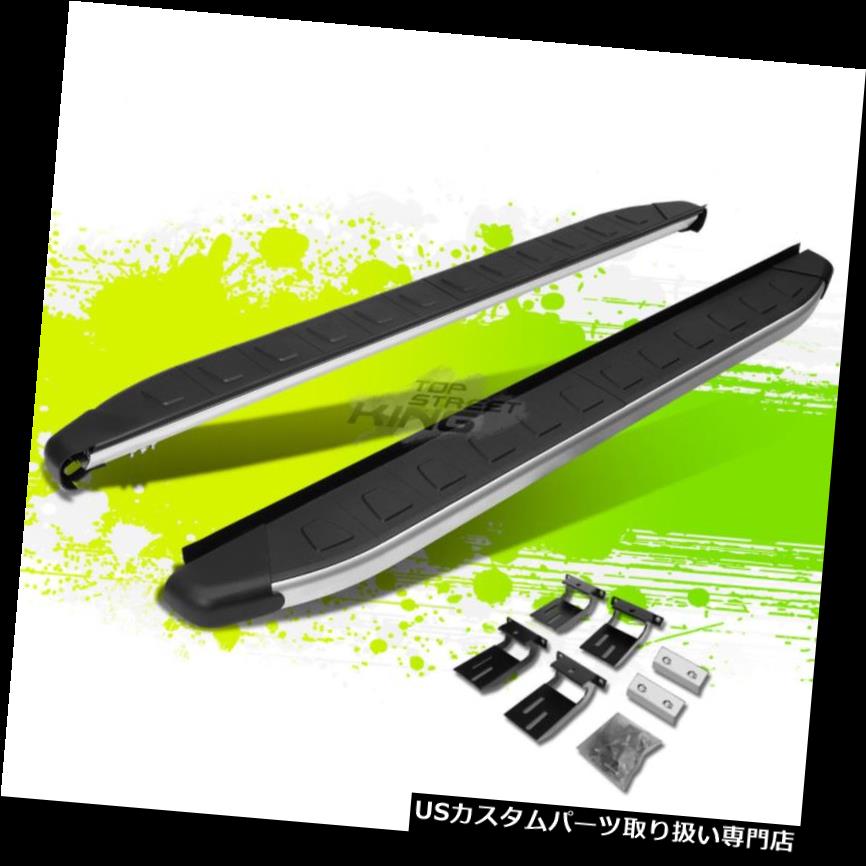 サイドステップ 5.75 '12-16ホンダCR-Vのための金属/黒いアルミニウムステップ近距離棒ランニングボード 5.75' METALLIC/BLACK ALUMINUM STEP NERF BAR RUNNING BOARD FOR 12-16 HONDA CR-V 【並行輸入品】