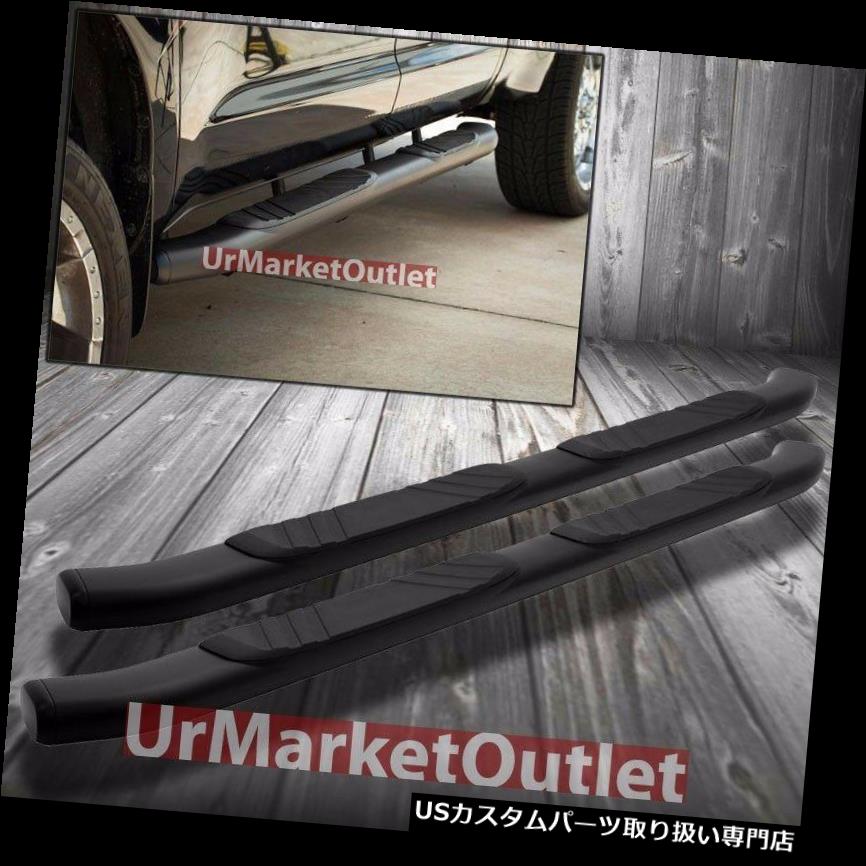 サイドステップ 87 "ABSブラックサイドステップランニングボードNerfバー04 + F150スーパークルー用ドリルなし 87" ABS Black Side Step Running Board Nerf Bar No Drill For 04+ F150 Super Crew 【並行輸入品】|カスタムパーツ WORLD倉庫
