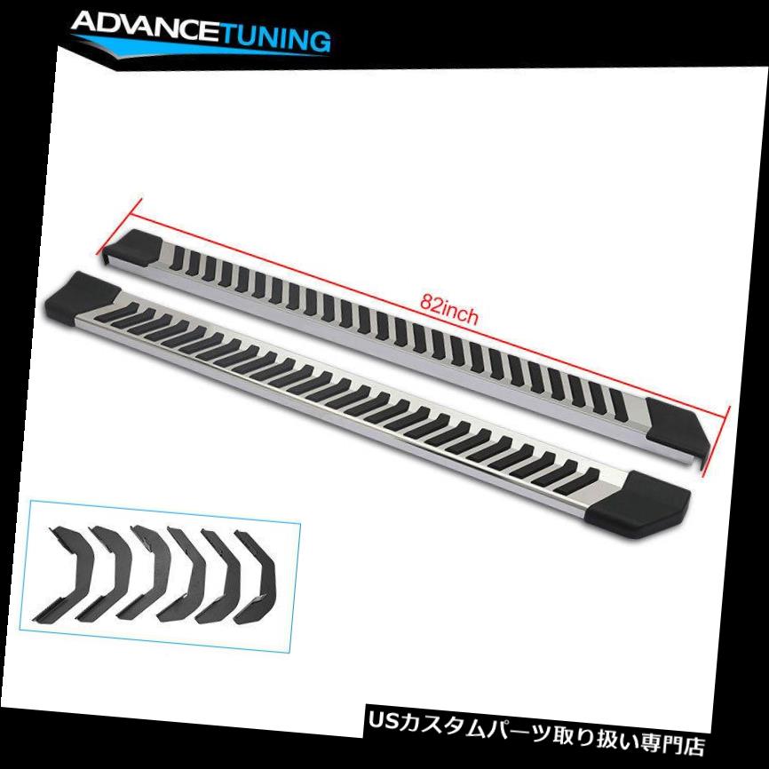 サイドステップ 99-16フォードF-250/350/450 / 550HDスーパーデューティークルーキャブナーフランニングボードS / S用 For 99-16 Ford F-250/350/450/550HD Superduty Crew Cab Nerf Running Boards S/S 【並行輸入品】