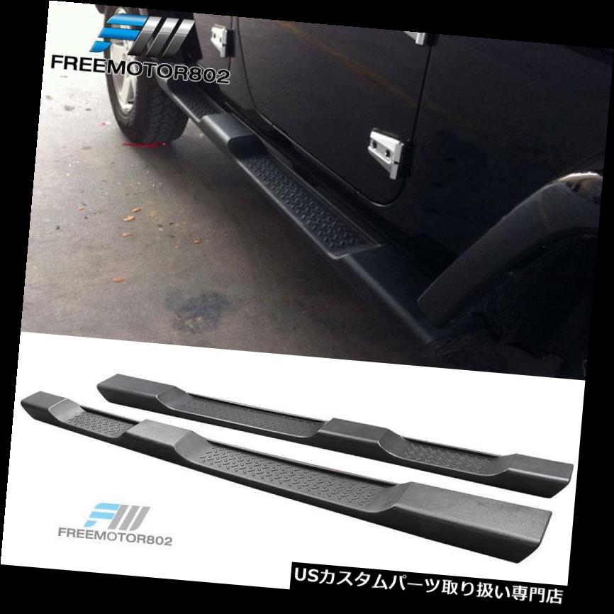 サイドステップ フィット07-17ジープラングラーJKU 4Dr OEスタイル無制限ランニングボードステップナーフバー Fit 07-17 Jeep Wrangler JKU 4Dr OE Style Unlimited Running Board Step Nerf Bar 【並行輸入品】