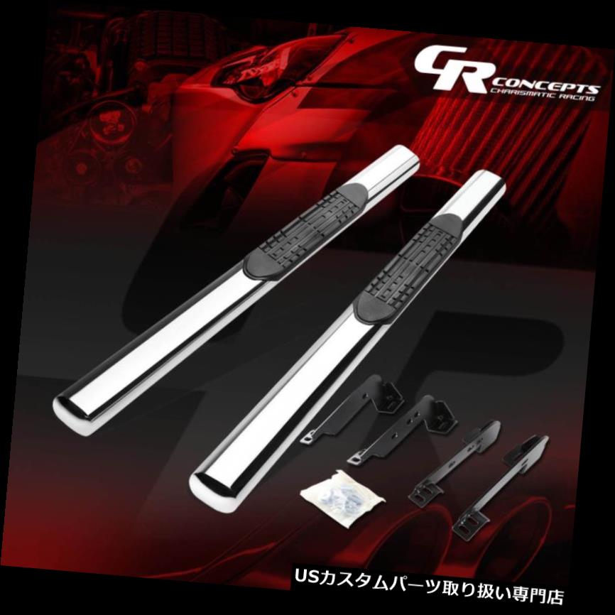 サイドステップ 99インチSILVERADO / SIER RA用4インチオーバルブラックREG /スタンダードCABサイドステップランニングボード 4\