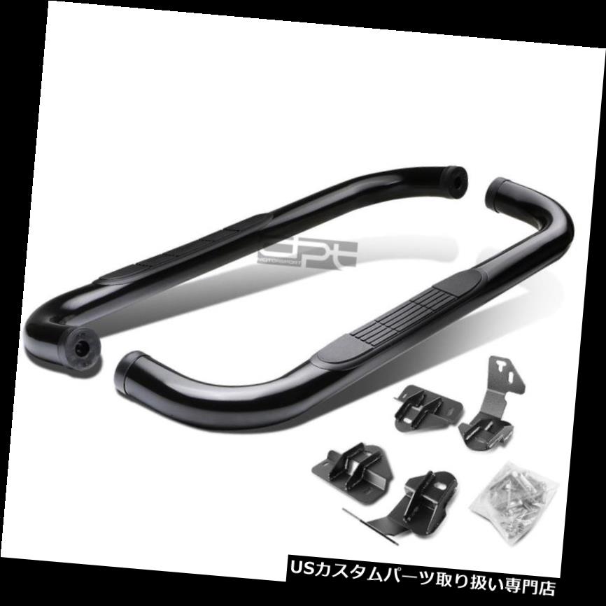 サイドステップ 09-14フォードF150 Std / Regキャブトラックブラック3 \
