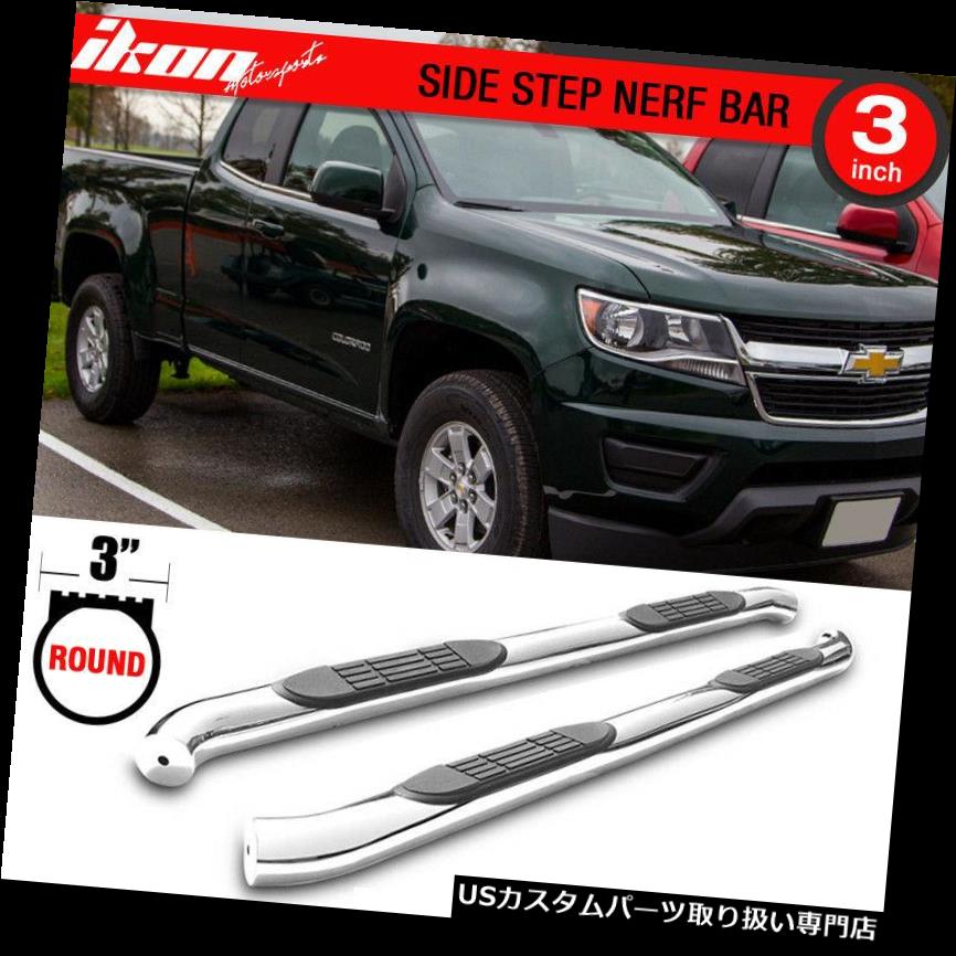 サイドステップ 07-19シボレーシルバラードGmcシエラExt Cab 3インチS.Sサイドステップランニングボードに適合 Fits 07-19 Chevy Silverado Gmc Sierra Ext Cab 3Inch S.S Side Step Running Boards 【並行輸入品】