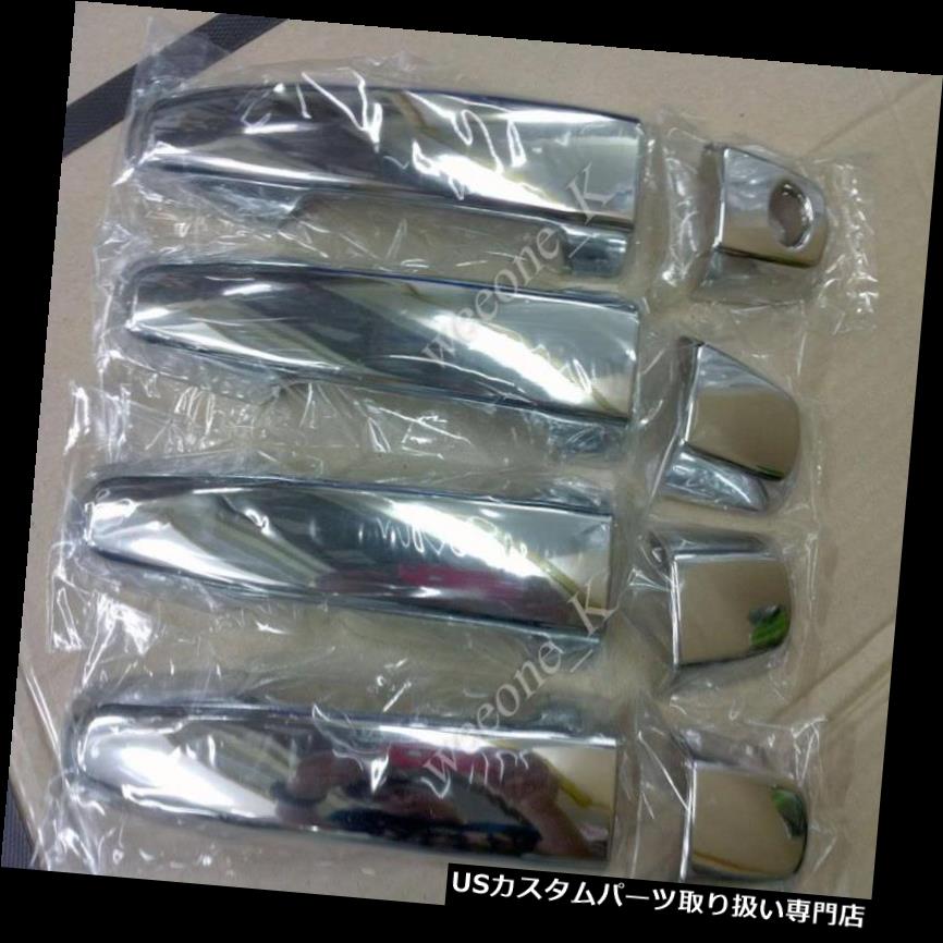 クロームカバー メッキカバー 三菱L200 TRITON PICKUP 2006 - 2014のためのクロームドアハンドルカバートリム CHROME DOOR HANDLE COVER TRIM FOR MITSUBISHI L200 TRITON PICKUP 2006 - 2014 【並行輸入品】｜カスタムパーツ WORLD倉庫