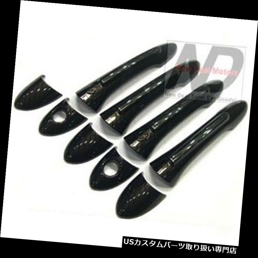 クロームカバー メッキカバー 11ヒュンダイix45のためのカーボンクロムドアハンドルカバー9p Carbon Chrome Door Handle Cover 9p For 11 Hyundai ix45 【並行輸入品】