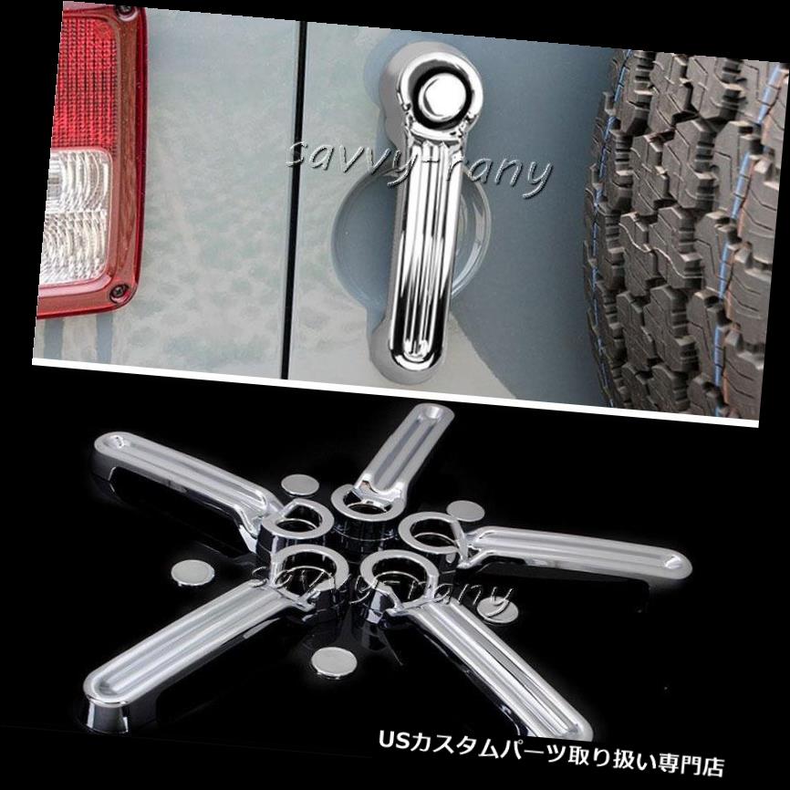クロームカバー メッキカバー のためのジープラングラー2011-2016ドアハンドルカバートリムクロームABS 10PCS用4Door For Jeep Wrangler 2011-2016 Door Handle Cover Trim Chrome ABS 10PCS For 4Door 【並行輸入品】