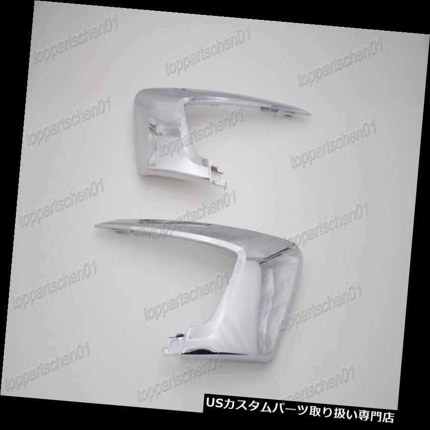 クロームカバー メッキカバー 三菱ASX 2016-ON用クロームフロントバンパーカバーアッパーモールディングトリムペア Chrome Front Bumper Cover Upper Molding Trims Pair For Mitsubishi ASX 2016-ON 【並行輸入品】