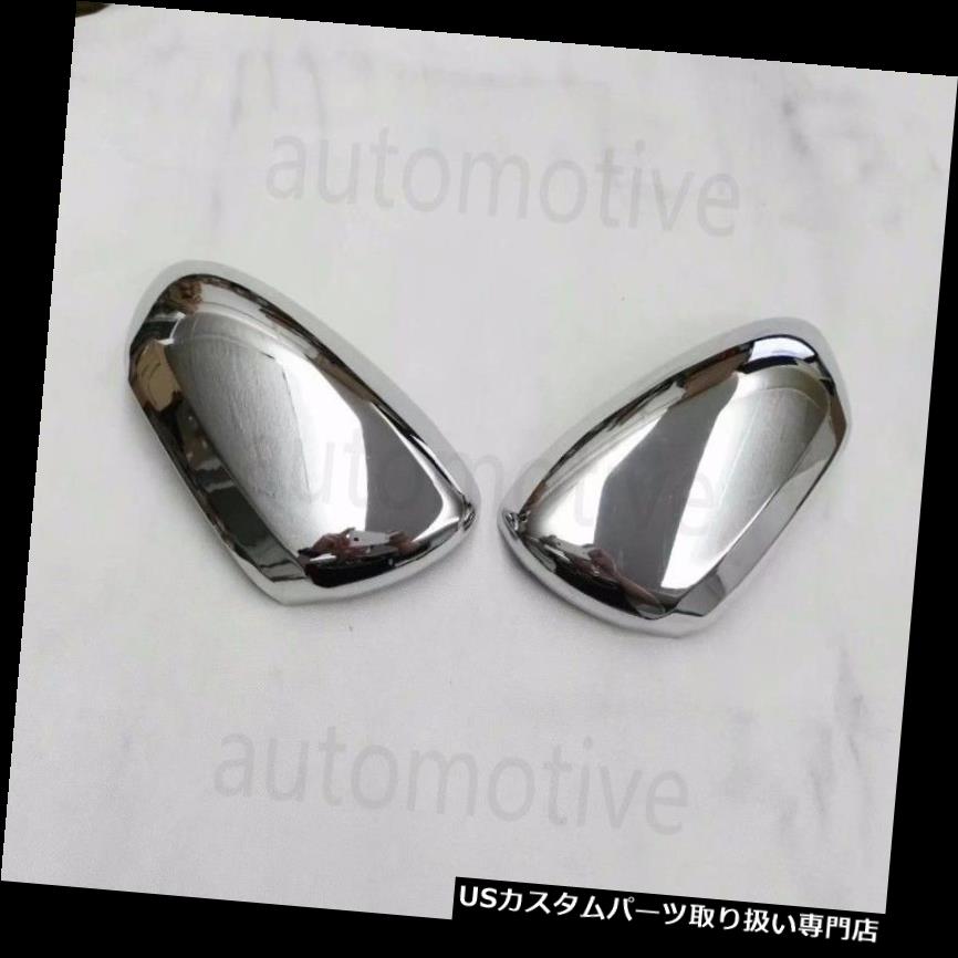 クロームカバー メッキカバー MG ZS 2017 2018用の新しいクロームサイドバックミラーカバートリム New Chrome Side Rearview Mirrors Cover Trim For MG ZS 2017 2018 【並行輸入品】