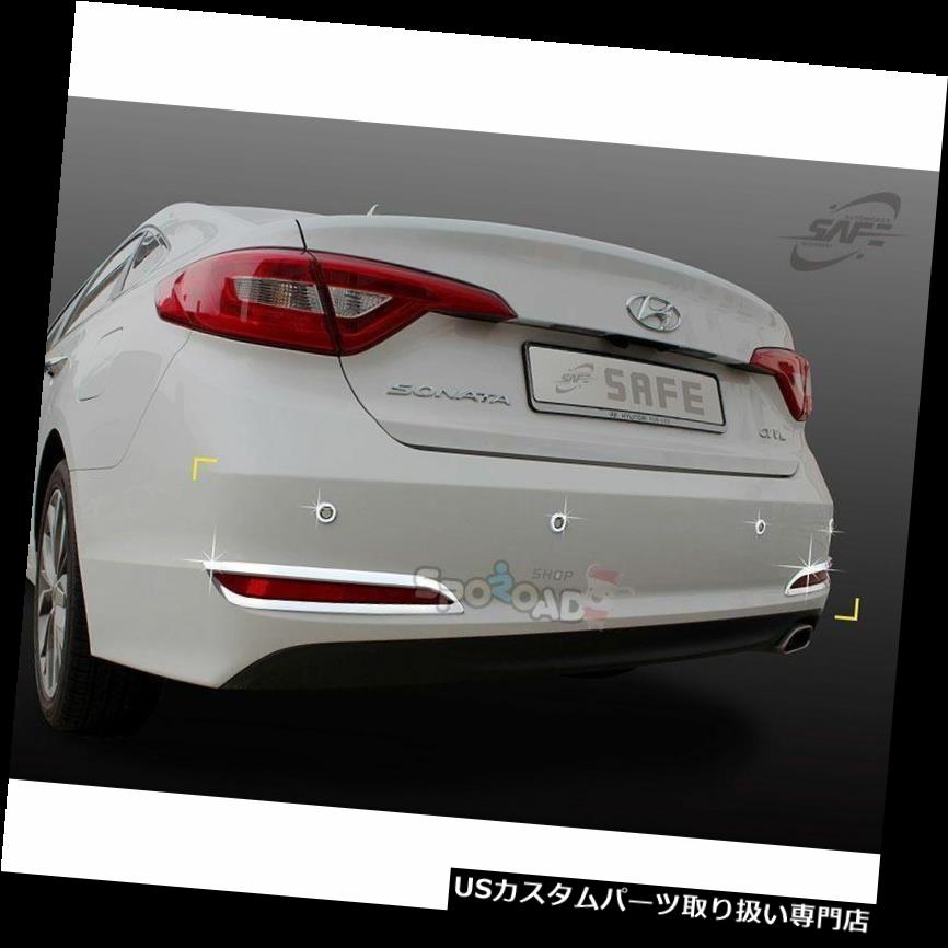 クロームカバー メッキカバー ヒュンダイLFソナタ2014+用K-510新しいクロームリアカバーセット成形 K-510 New Chrome Rear Cover Set Molding for Hyundai LF Sonata 2014+ 【並行輸入品】|カスタムパーツ WORLD倉庫