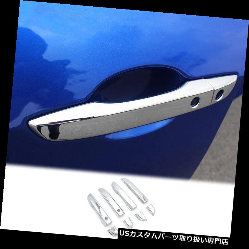 クロームカバー メッキカバー ホンダシビックセダン2016のために? 2018クロームドアサイドハンドルキャップキャッチトリムカバー For Honda Civic Sedan 2016 ? 2018 Chrome Door Side Handle Cap Catch Trim Cover 【並行輸入品】