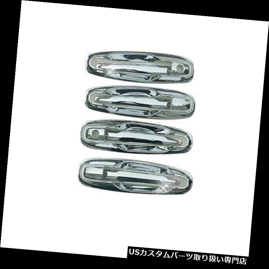 クロームカバー メッキカバー 04-08 Holden Viva V_e用オートクローバークロームドアハンドルキャッチモールディングトリムカバー Autoclover Chrome Door Handle Catch Molding Trim Cover for 04-08 Holden Viva V_e 【並行輸入品】