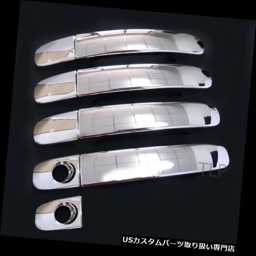 クロームカバー メッキカバー 4 xクロームドアハンドルカバーフォードレンジャー2012 - 2017ダブルキャブPX T6用トリム 4 x Chrome Door Handle Covers Trims For Ford Ranger 2012 - 2017 Double Cab PX T6 【並行輸入品】