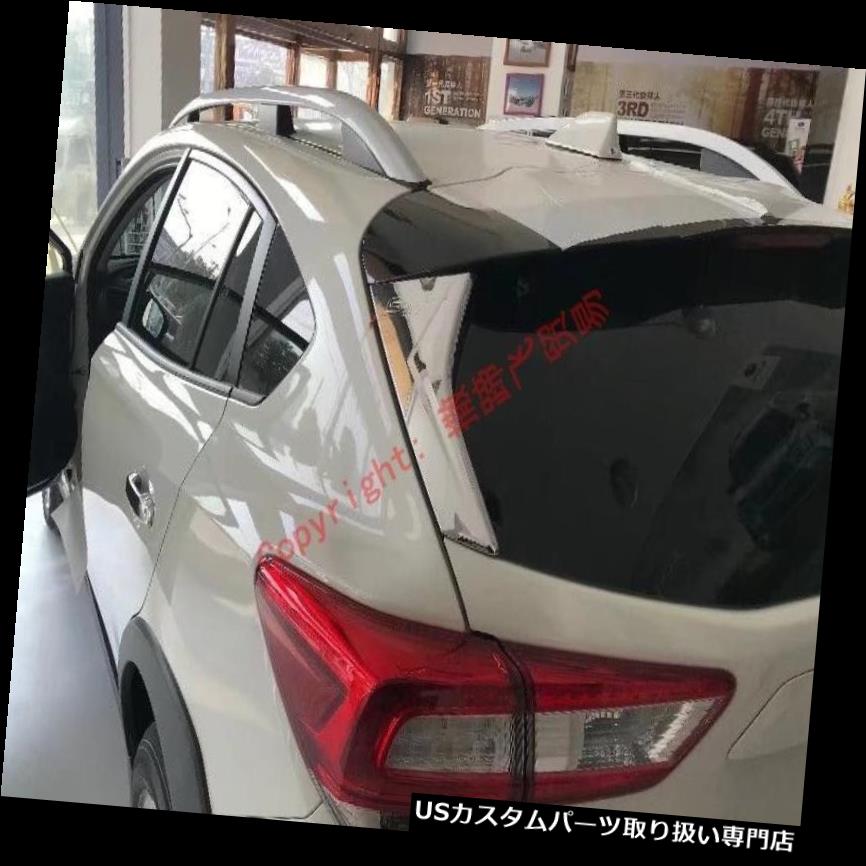 クロームカバー メッキカバー スバルXV 2018 2019のためのカバートリムの周りのABSクロム後部窓 ABS Chrome Rear Window Around Cover Trim For Subaru XV 2018 2019 【並行輸入品】