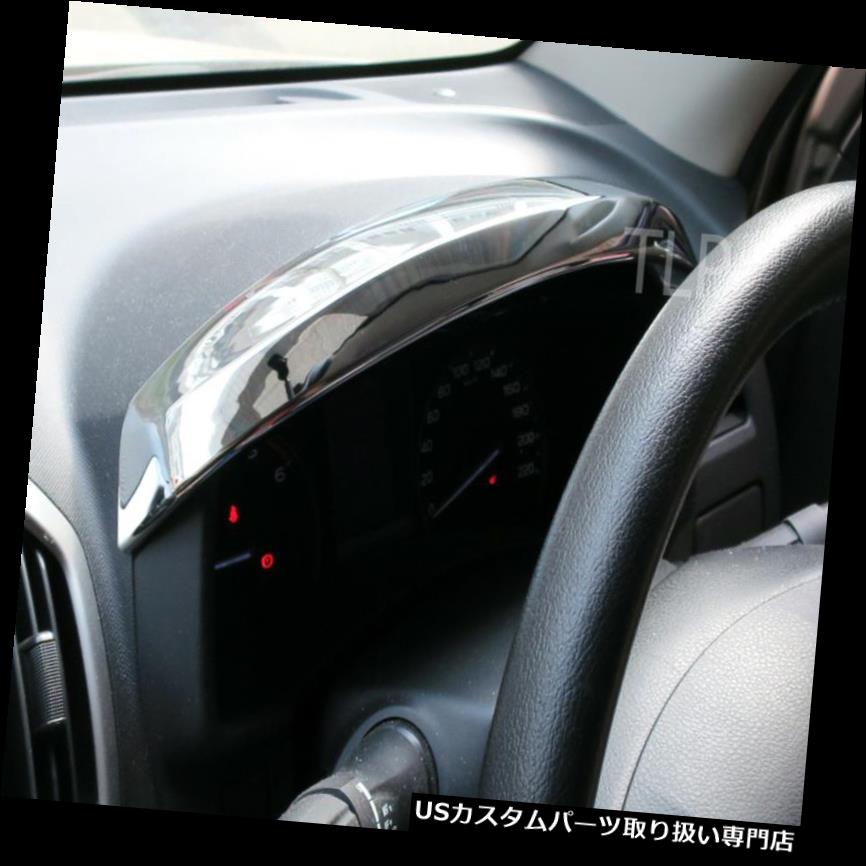 クロームカバー メッキカバー いすゞDMAX D-MAX 2012 2013 2014ピックアップ用クロームメーターゲージダッシュカバートリム CHROME METER GAUGE DASH COVER TRIM FOR ISUZU DMAX D-MAX 2012 2013 2014 PICKUP 【並行輸入品】
