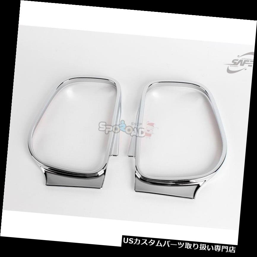 クロームカバー メッキカバー 双竜ムッソ/ムッソースポーツK-387用クロームミラーボーダーカバー Chrome Mirror Border Cover for Ssangyong Musso / Musso Sports K-387 【並行輸入品】|カスタムパーツ WORLD倉庫