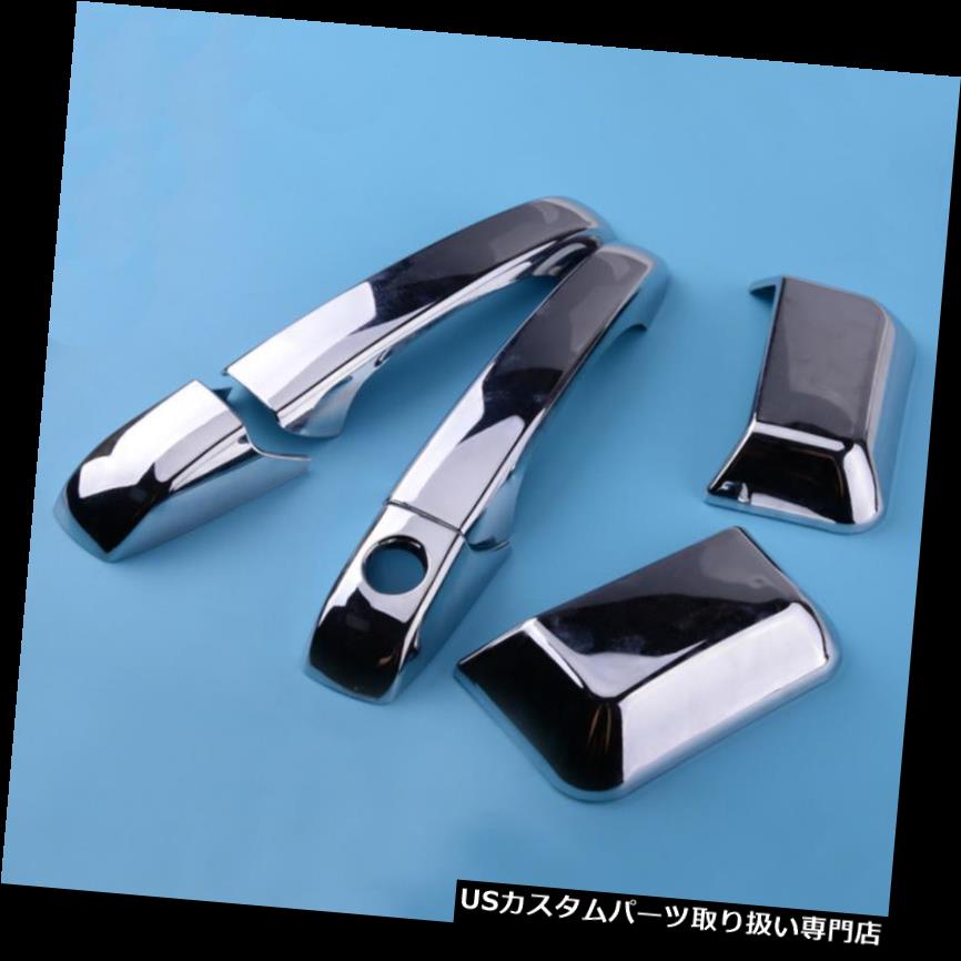 クロームカバー メッキカバー 6個入りクロームドアハンドルカバートリムモールディングオーバーレイフィット用ジープコンパス07-2016 6pcs Chrome Door Handle Cover Trim Molding Overlay fit for Jeep Compass 07-2016 【並行輸入品】