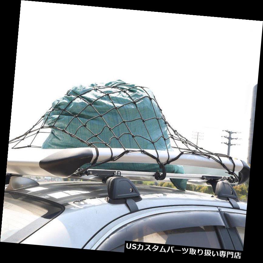 リアーカーゴカバー JEEP DODGE CHRYSLER 2002-2018用カーゴカバーネットルーフウェブベッドネクタイフック Cargo Cover Net Roof Web Bed Tie Down Hooks for JEEP DODGE CHRYSLER 2002-2018 【並行輸入品】