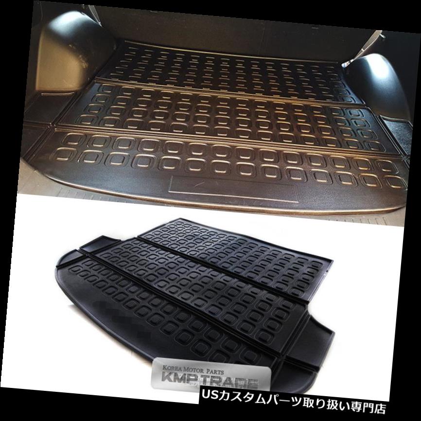 リアーカーゴカバー KIA 2013 2014 Sorento R用リアトランクカーゴカバーフロアマット防水ブラック Rear Trunk Cargo Cover Floor Mat Waterproof Black for KIA 2013 2014 Sorento R 【並行輸入品】
