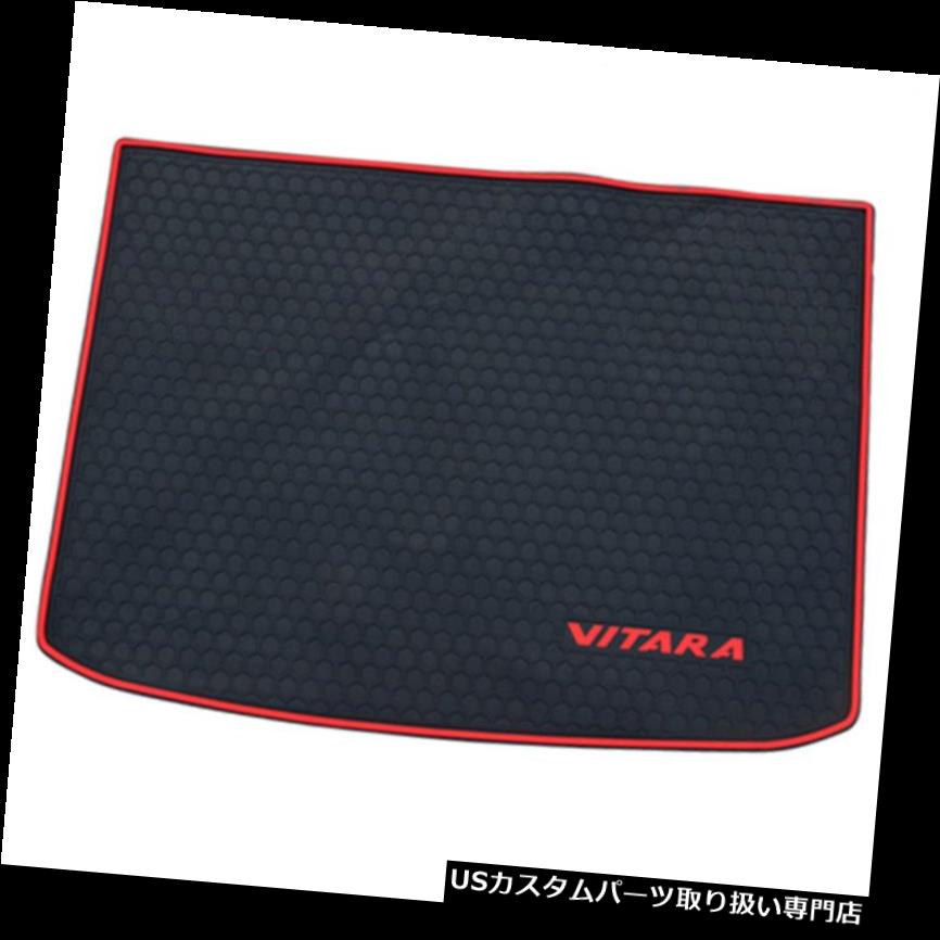 リアーカーゴカバー スズキヴィターラ2016-2018用ゴム製リアトランク貨物ライナートランクフロアマットカバー Rubber Rear Trunk Cargo Liner Trunk Floor Mat Cover for Suzuki Vitara 2016-2018 【並行輸入品】