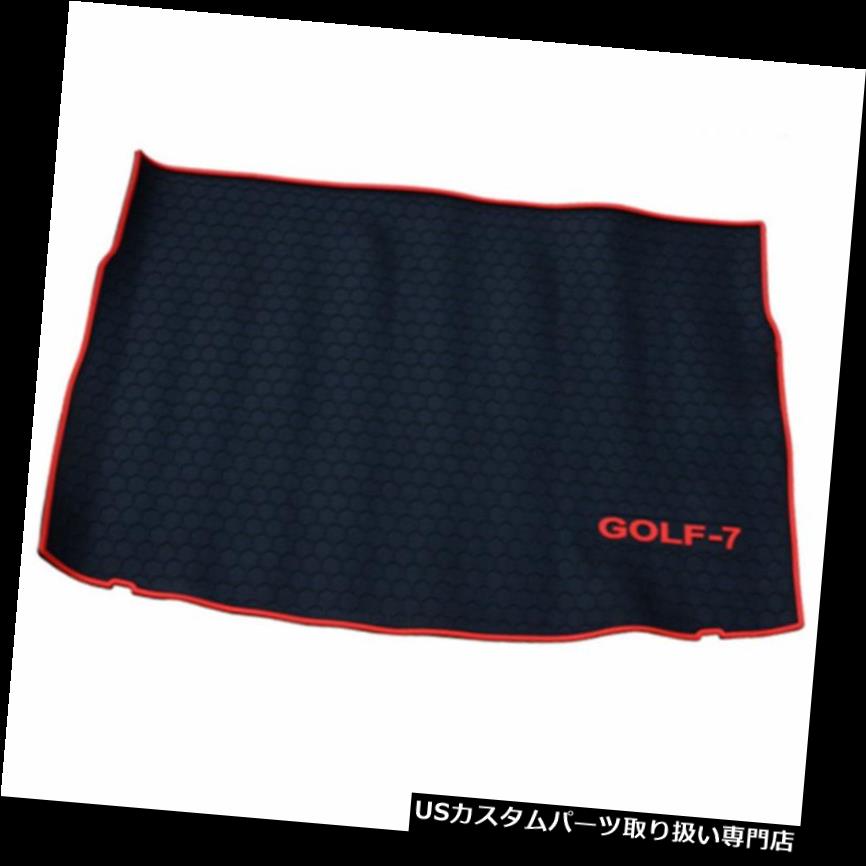 リアーカーゴカバー フォルクスワーゲンゴルフ7 14 14-16用ゴム製リアトランク貨物ライナートランクフロアマットカバー Rubber Rear Trunk Cargo Liner Trunk Floor Mat Cover For Volkswagen Golf 7 14-16 【並行輸入品】
