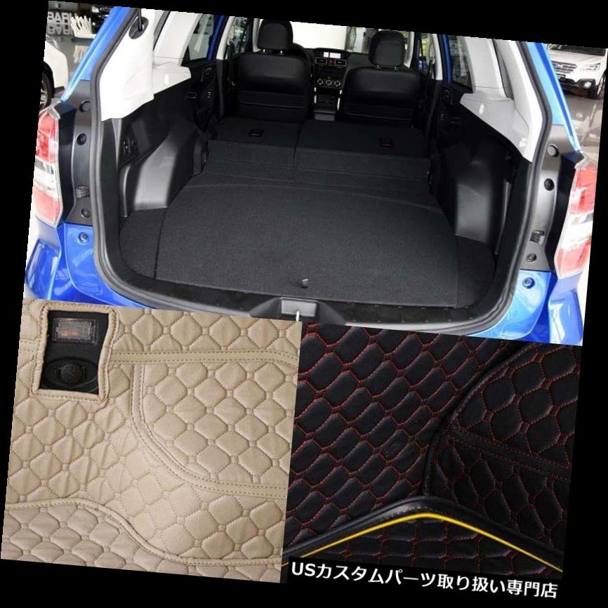 リアーカーゴカバー スバルフォレスターのための新しいPUリアトランクカーゴライナープロテクターマットシートバックカバー New PU Rear Trunk Cargo Liner Protector Mat Seat Back Cover For Subaru Forester 【並行輸入品】