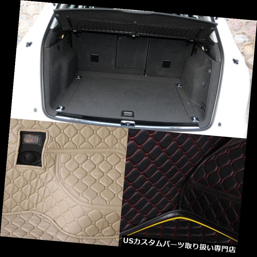 リアーカーゴカバー アウディQ5のPUレザーリアトランクカーゴライナープロテクターマットシートバックカバー PU Leather Rear Trunk Cargo Liner Protector Mat Seat Back Cover For Audi Q5 【並行輸入品】