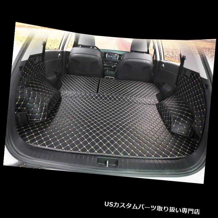 リアーカーゴカバー Kia Sportage 2017用本革リアカーゴトランクマットデコレーションマットカバー Genuine Leather Rear Cargo Trunk Mat Decoration Mat Cover For Kia Sportage 2017 【並行輸入品】