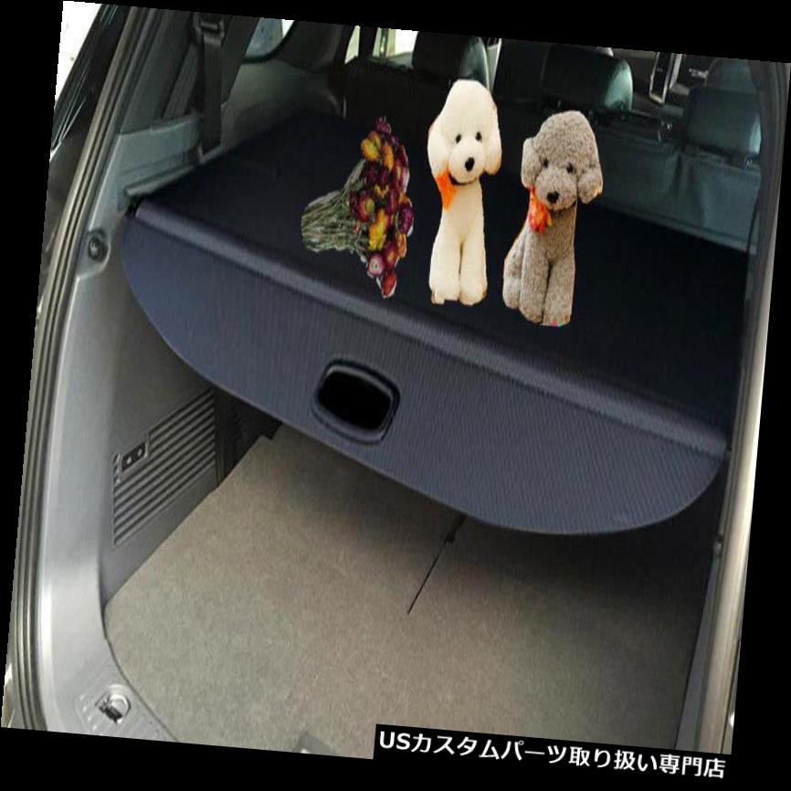 リアーカーゴカバー Ford Everest 4Dr 2015 2016 2017のための黒い後部トランクセキュリティ貨物カバーシールド Black Rear Trunk Security Cargo Cover Shield for Ford Everest 4Dr 2015 2016 2017 【並行輸入品】