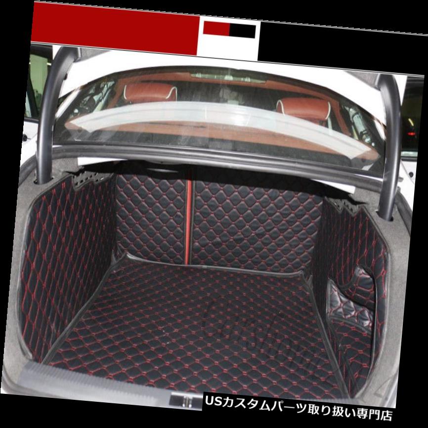 リアーカーゴカバー 防水アウディA4 2008-15フルカバーブーツライナーカーペット用カートランクマットカーゴ Car Trunk Mat Cargo For Audi A4 2008-15 Full Cover Boot Liner Carpet Waterproof 【並行輸入品】