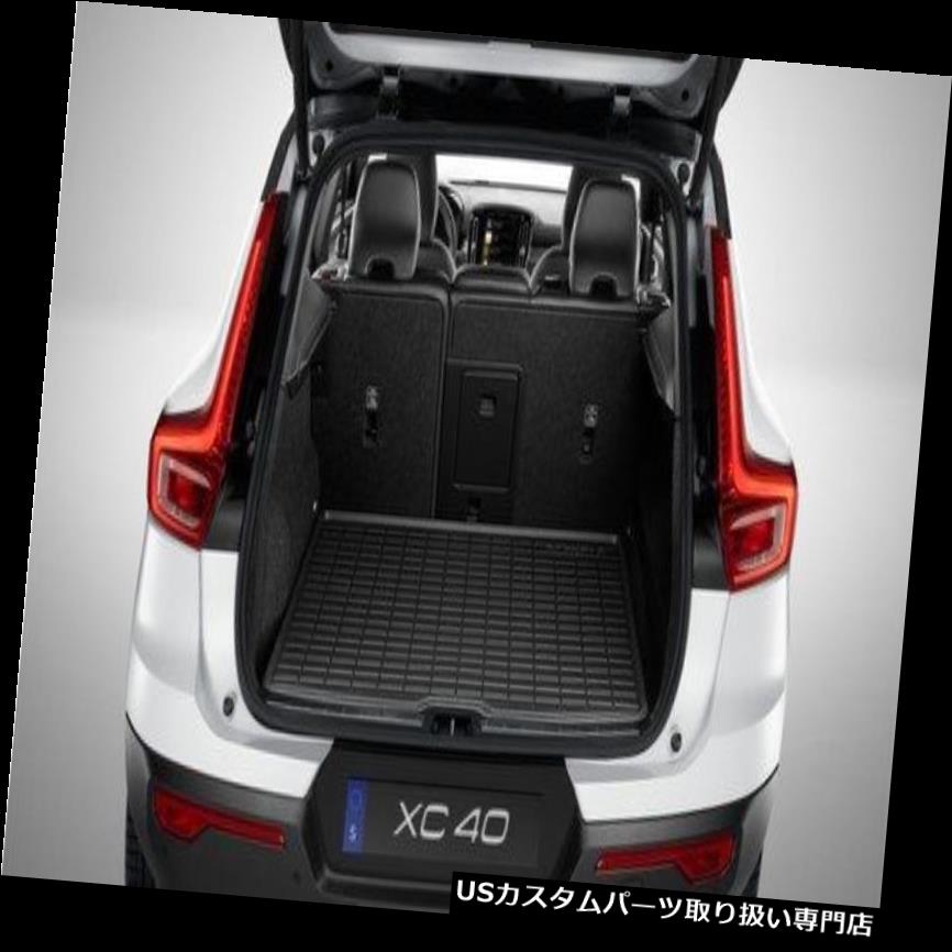 リアーカーゴカバー 本物のXC40オフブラックオールウェザートランクマット無しバッグホルダーOE OEM 31470992 Genuine XC40 Off Black All Weather Trunk Mat w/o Bag Holder OE OEM 31470992 【並行輸入品】