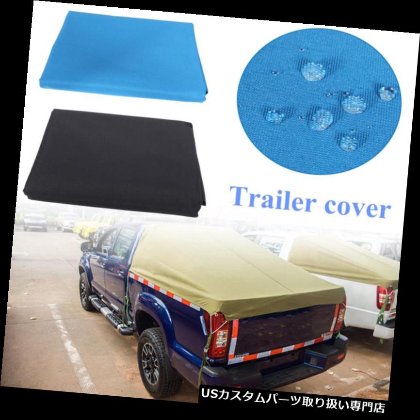 リアーカーゴカバー 7x4ft防水トラックの貨物頑丈な車のベッドのトレーラーの後部保護カバーコード 7x4ft Waterproof Truck Cargo Heavy Duty Car Bed Trailers Rear Protect Cover Cord 【並行輸入品】 30,102円