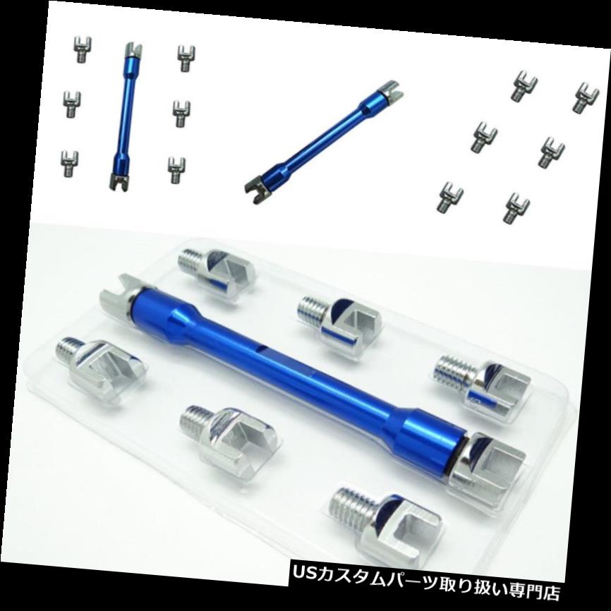 リアーカーゴカバー オートバイの自転車のための8Hardened先端カバーが付いている青いCNCスポークレンチスパナ Blue CNC Spoke Wrench Spanner with 8Hardened Tip Cover for Motorcycle Bicycle 【並行輸入品】