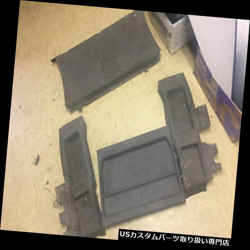 リアーカーゴカバー 2000-2003 BMW E39 M5トランクカーゴマットトリムパネルカバーナビゲーションポケットドアフッド 2000-2003 BMW E39 M5 trunk cargo mat trim panel cover navigation pocket door lid 【並行輸入品】