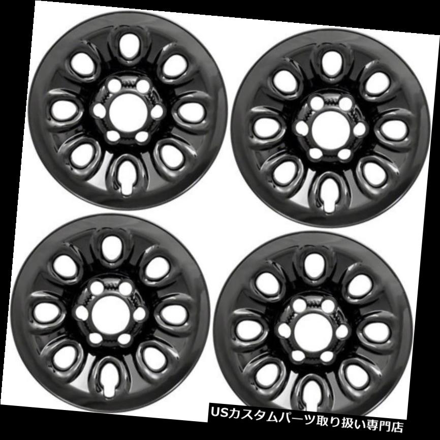 リアーカーゴカバー （4）2008 CHEVY TAHOE TRUCKブラックホイールライナーがスキンIMP64BLKをカバー (4) 2008 CHEVY TAHOE TRUCK BLACK WHEEL LINERS COVERS SKINS IMP64BLK 【並行輸入品】
