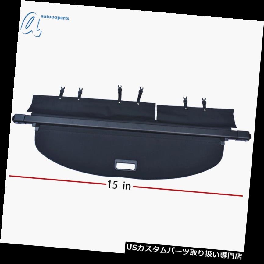 リアーカーゴカバー 日産ローグ14-18 S SV SL用格納式トランク貨物カバーセキュリティシールドフィット Retractable Trunk Cargo Cover Security Shield Fit for Nissan Rogue 14-18 S SV SL 【並行輸入品】
