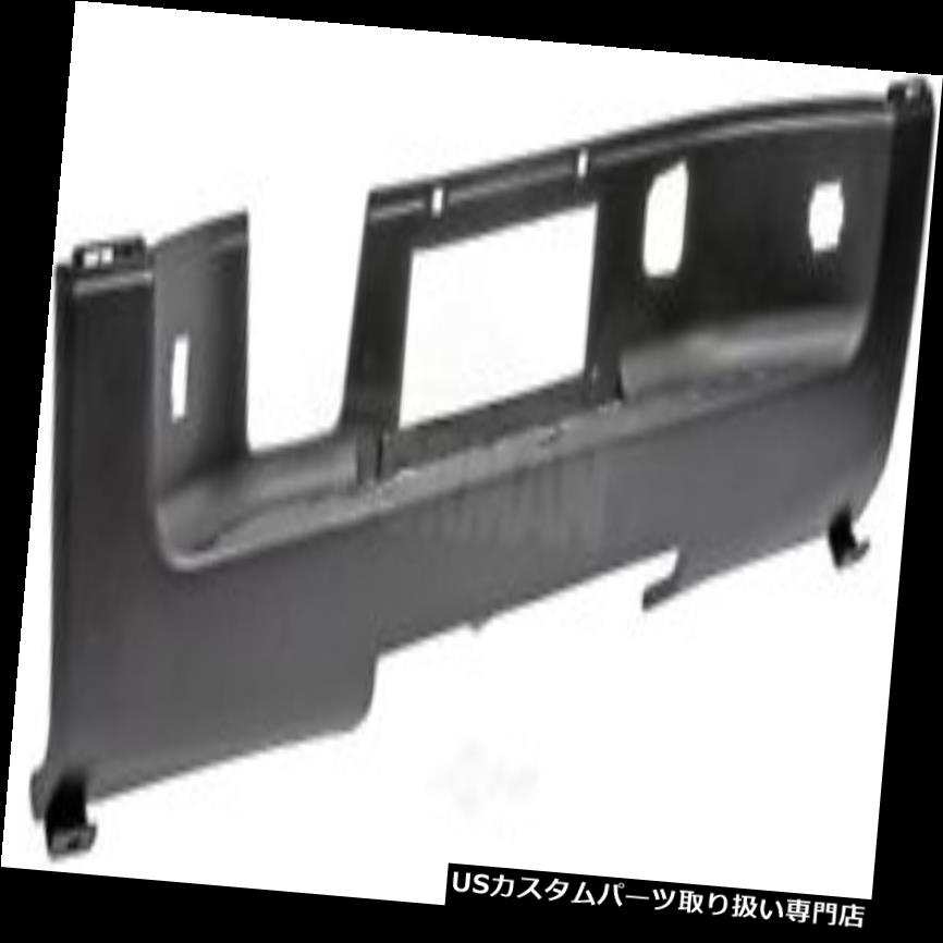 リアステップバンパー フィット07-14 SILVERADO SIERRA W /クロームステップバンパーブラックリアセンターパッドパッドモールディング FIT 07-14 SILVERADO SIERRA W/CHROME STEP BUMPER BLACK REAR CENTER PAD MOLDING 【並行輸入品】