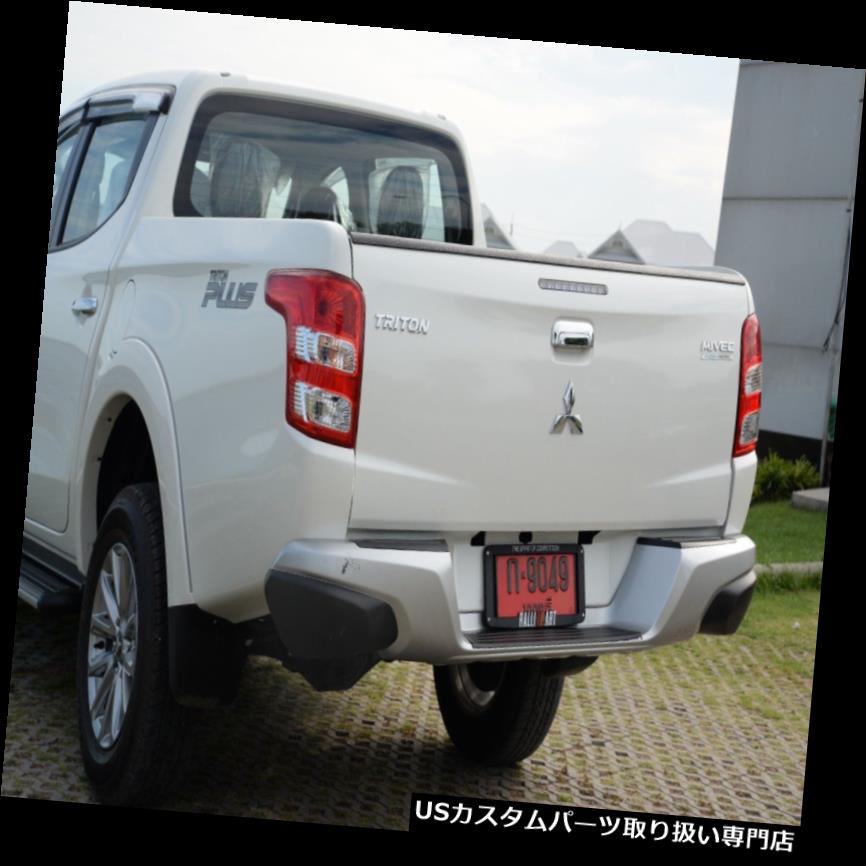 リアステップバンパー MITSUBISHI TRITON STRADA L200 2015+リアバンパーナッジステップバー（ブラケット付き） fits MITSUBISHI TRITON STRADA L200 2015+ REAR Bumper Nudge Step Bar w/ brackets 【並行輸入品】