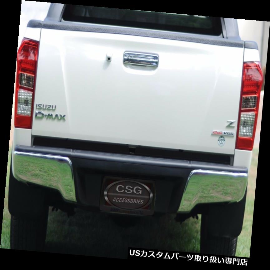 リアステップバンパー いすゞALL NEW D-MAX（12-14）クロームユートリアバンパーナッジステップバー（ブラケット付き） ISUZU ALL NEW D-MAX (12-14) Chrome Ute Rear Bumper Nudge Step Bar w/ brackets 【並行輸入品】