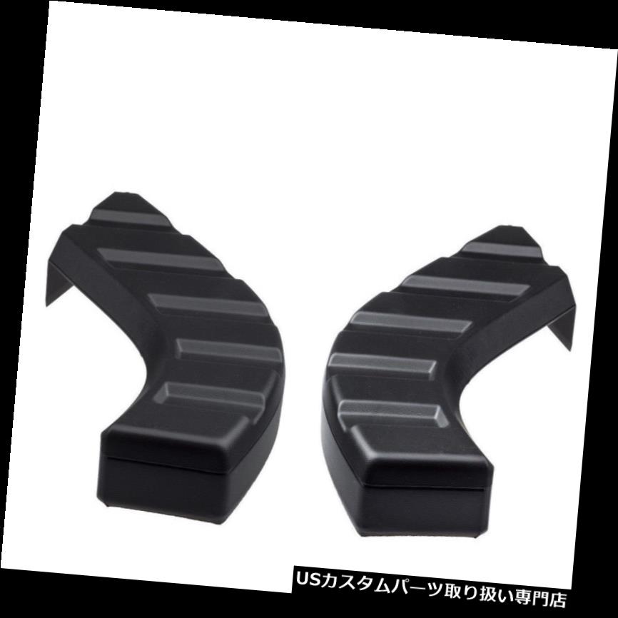 リアステップバンパー （2）フォードOEM 2004-2010年フォードF150フレアサイドリアバンパーブラックステップパッドカバーL＆amp; R (2) FORD OEM 2004-2010 Ford F150 Flareside Rear Bumper Black Step Pad Covers L&R 【並行輸入品】