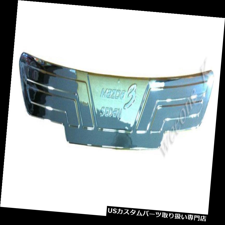 リアステップバンパー MAZDA3用クロームリヤバンパーステッププレートMAZDA 3 SEDAN 2014 2015 CHROME REAR BUMPER STEP PLATE FOR MAZDA3 MAZDA 3 SEDAN 2014 2015 【並行輸入品】