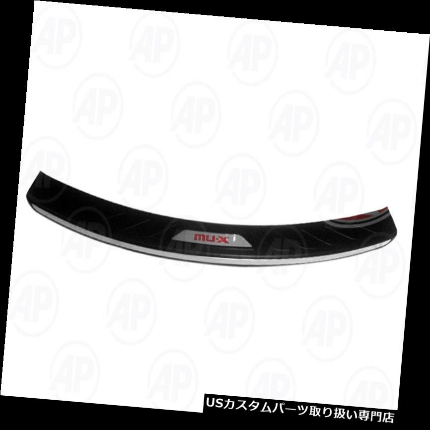 リアステップバンパー マットブラックリアバンパーステップカバーフィットいすゞマックスMU-X 2016-2018 Matte Black Rear Bumper Step Cover Fit Isuzu Mux MU-X 2016-2018 【並行輸入品】